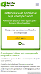 Mobile Screenshot of opinioesdevalor.com.br